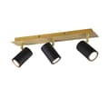 Miniatyrbild 1 av 2: Trio Spotlight Marley 3Xgu10 Black/Gold