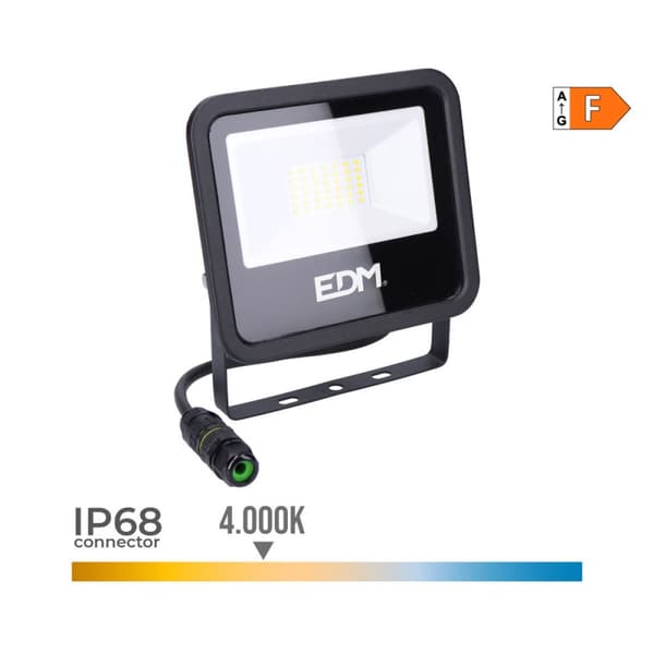Projektorlampe EDM 2370 LM 30 W 4000 K - Kraftfuld 30W projektorlampe med 2370 lumen lysstyrke og 4000K farvetemperatur.