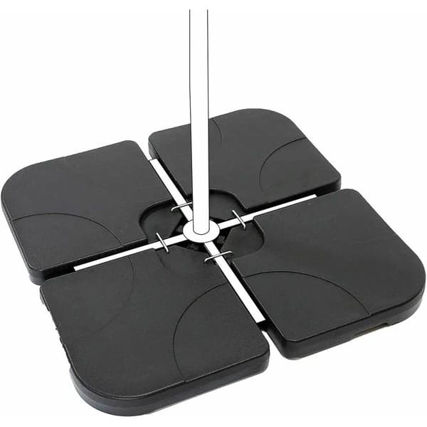 Parasollfot Aktive 50 x 7,5 x 50 cm Plast - Hållbar och stabil parasollfot i plast för din uteplats. Skyddar mot vinden.