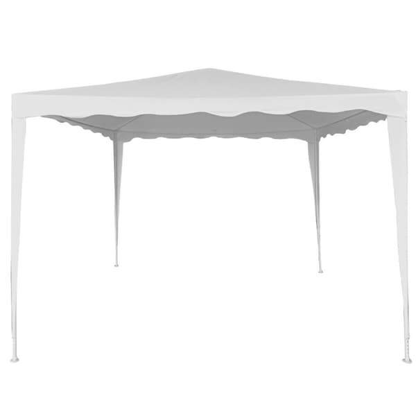 Gazebo Aktive 300 x 250 x 300 cm Stål Hvid Plastik