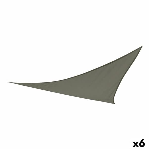 Harmaa Aktiivinen Kolmiovarjo 360x0,5x360 cm (6 kpl) – Korkealaatuinen purje varjostukseen ja auringonsuojaukseen.
