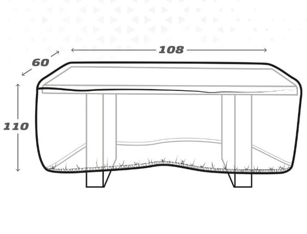 Skyddsväska för Aktive Bord i Polyetylen 180 x 60 x 110 cm (6 st) - Hållbart skydd för ditt bord.