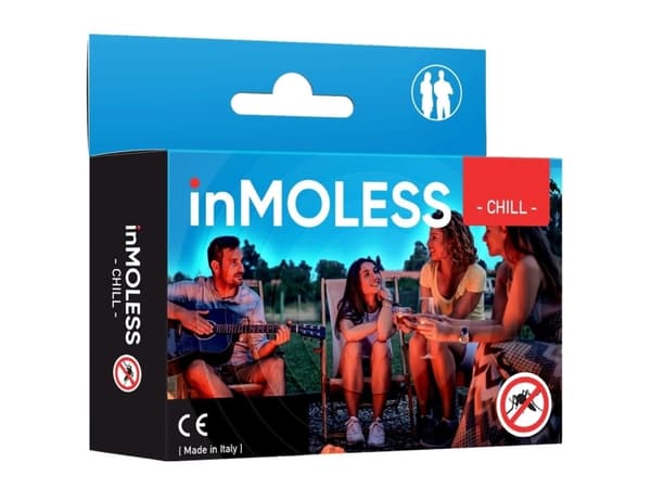 inMOLESS Chill Bærbar ultrasonisk myggavviser - svart
