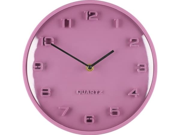 Veggklokke 4Living Bold 30cm 331618 Rosa