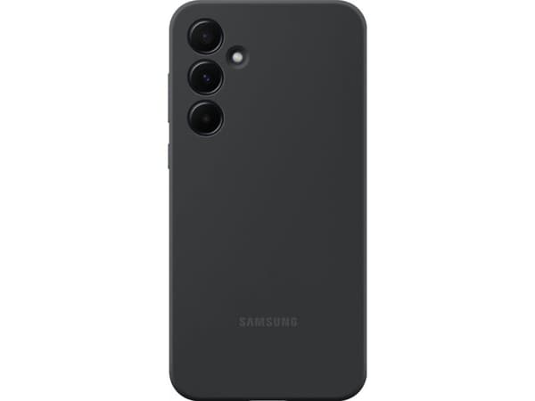 Samsung EF-PA556 - Baksidesskydd för mobiltelefon - silikon - svart - för Galaxy A55