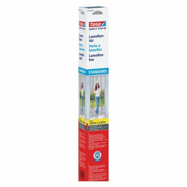 TESA MYGGNETT DÖRRLAMPA SVART 0,95m x 2,2m STANDARD