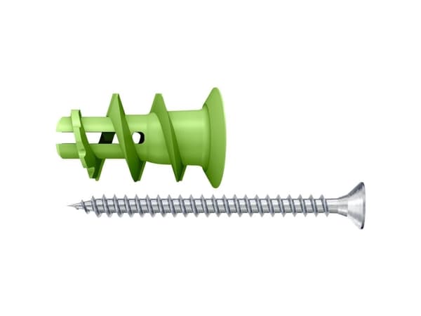 Fischer GK Green S K NV Gipskartonrawplug 22 mm 532729 1 Set