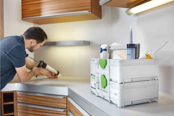 Festool SYS3 TB M 137, Verktygslåda, Grön, Vit, 10,4 l, 40 kg, 296 mm, 396 mm