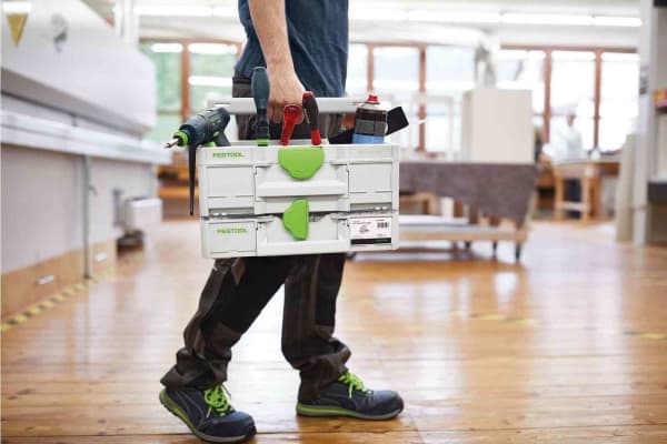 Festool SYS3 TB M 137, Verktygslåda, Grön, Vit, 10,4 l, 40 kg, 296 mm, 396 mm