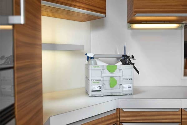 Festool SYS3 TB M 137, Verktygslåda, Grön, Vit, 10,4 l, 40 kg, 296 mm, 396 mm