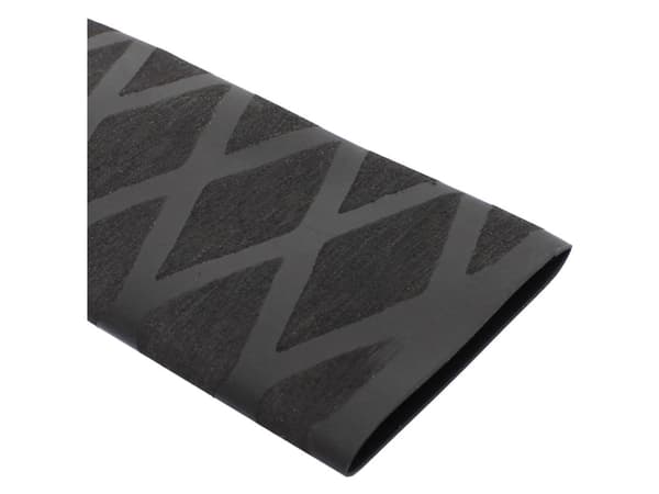 TRU COMPONENTS TC-12352604 Lämpökutisteputki ilman liimaa Musta 45 mm 23 mm Lämpökutistimen nopeus:2:1 1,5 m