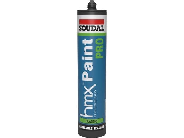 SOUDAL HMX SANITARY PRO BEIGE 300ML Invändig tätningsmassa för alla fogar runt tak, paneler, dörrar ochfönster.