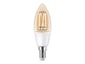 Miniatyrbild 2 av 5: Philips Smart - LED-glödlampa med filament - form: C35 - klar finish - E14 - 4.9 W (motsvarande 40 W) - klass F - tonbar vit - 2700-6500 K