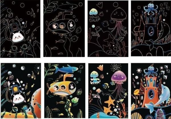 Your Hobby Magic Skraplott - Undervatten 21x29,5cm