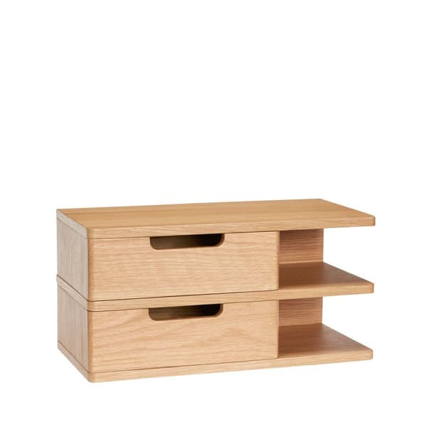 Hbsch - Open Wall Shelf/Bedside Table Natural (881906)