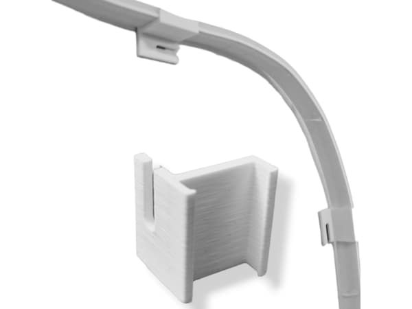 Light Solutions Bracket for Hue Lightstrip V4 + Gradient 90° - 10pcs