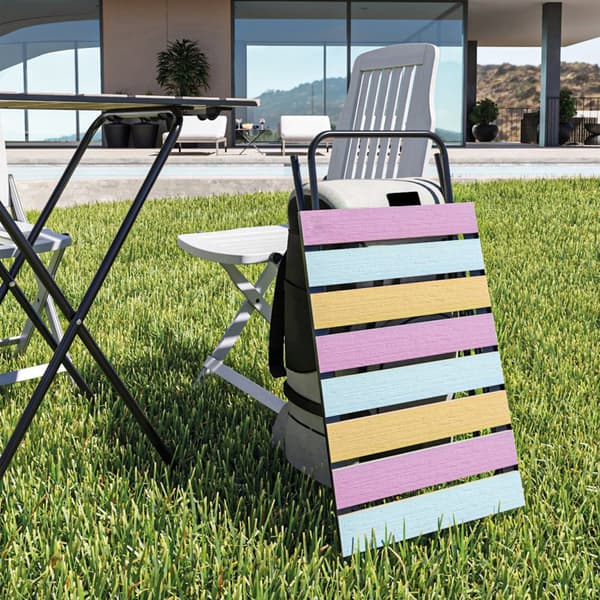 Campingbord Cavallino hopfällbart 60x40x57 cm metall flerfärgad [en.casa]