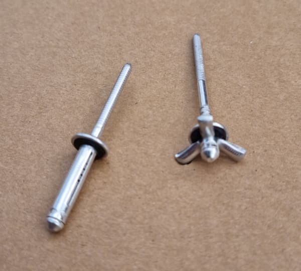 Wateproof rivets 4.8 * 14 mm, 50 pcs.