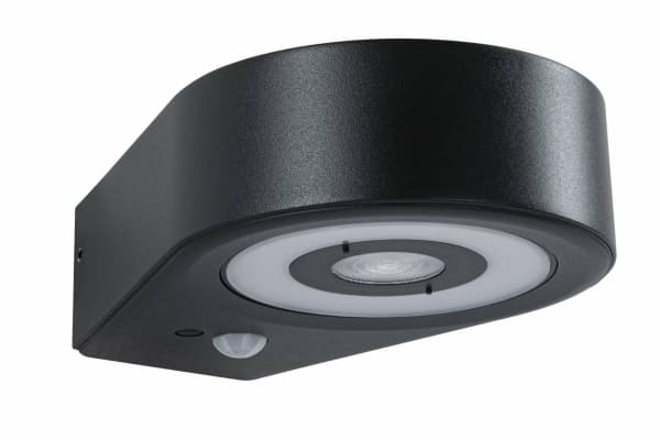 Paulmann 94865, Utendørs veggbelysning, Sort, Aluminium, IP44, Fasade, I