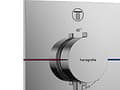 Miniatyrbilde 1 av 2: HG ShowerSelect Comfort E - termostat t indbygn.m afspær t 2 udtag Krom