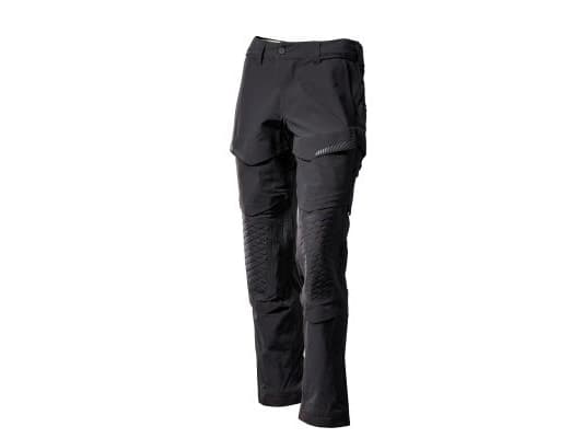 MASCOT® WORKWEAR MASCOT® CUSTOMIZED Byxor med knäfickor modell 22279-605, färg svart 82C51
