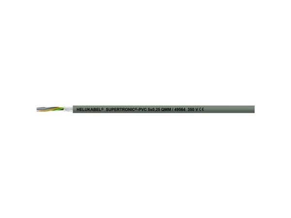 Helukabel 49563-500 Slæbekædekabel S-TRONIC-PVC 4 x 0.25 mm² Grå 500 m
