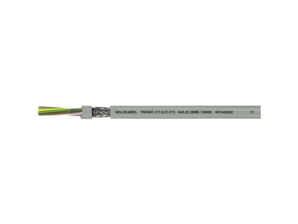 Helukabel 20029-500 Datakabel LiYCY 2 x 0.25 mm² Grå 500 m
