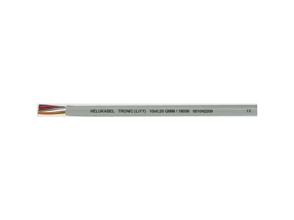 HELUKABEL TRONIC, Lavspenningskabel, Grå, Polyvinylklorid (PVC), Polyvinylklorid (PVC), Kobber (Cu), 350 V