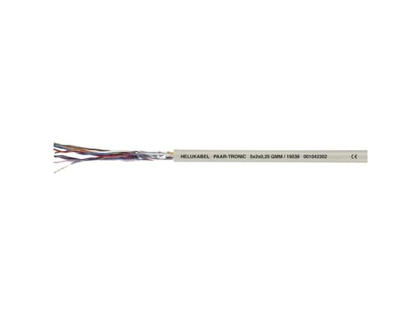 Helukabel 19001-500 Datakabel LiYY 1 x 2 x 0.14 mm² Grå 500 m