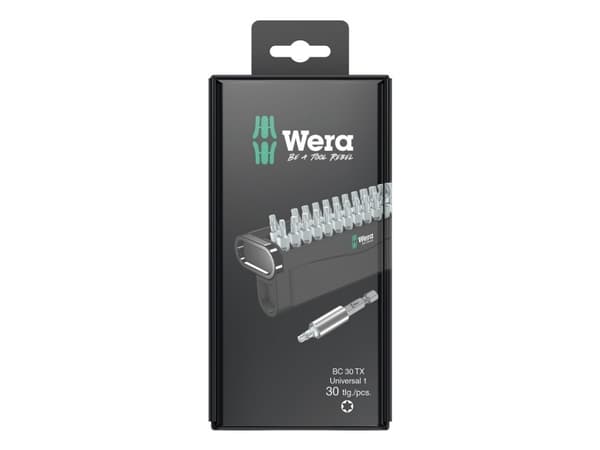 Wera 05057900001, 30 stykker, Torx Plus, 1/4", TX10, TX15, TX20, TX25, TX30, TX40, 266 g, Boks