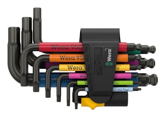 Wera 950/9 Hex-Plus Multicolour Imperial 3 kuusiokoloavainsarja