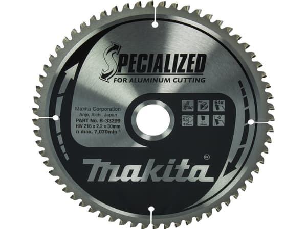 MAKITA SIRKELSAG 216x30x64z SPESIALISERT ALUMINIUM