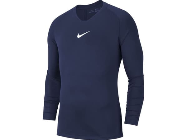 T-paita Nike Dry Park First Layer JSY LS tummansininen AV2609 410 (2XL)