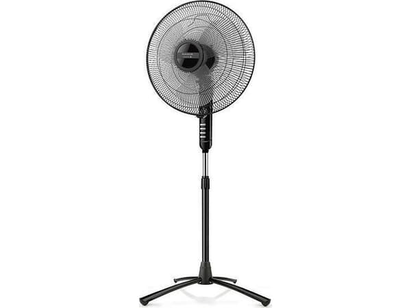 Taurus Bergen 16C, Kotitaloustuuletin lavoilla, Musta, Harmaa, Lattia, 51,46 dB, 40 cm, Painikkeet