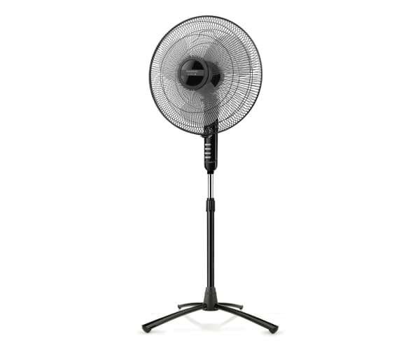 Taurus Bergen 16C, Kotitaloustuuletin lavoilla, Musta, Harmaa, Lattia, 51,46 dB, 40 cm, Painikkeet