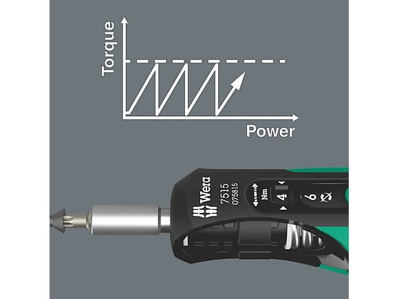 Wera 05075815001 Værksted Drejningsmoment-skruetrækker 1/4 (6,3 mm)