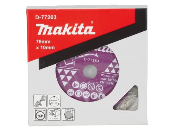 Makita D-77263, 1 cm, 7,6 cm, 1 styck