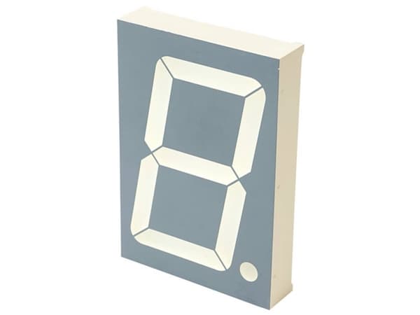 7-segmentsvisning Kingbright SA 23-12 EWA 57 mm 8,2 V, 4 V Rød 7-segmentsvisning Kingbright SA 23-12 EWA 57 mm 8,2 V, 4 V Rød