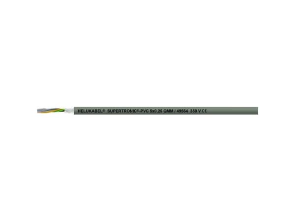 Helukabel 49561-500 Slæbekædekabel S-TRONIC-PVC 2 x 0.25 mm² Grå 500 m