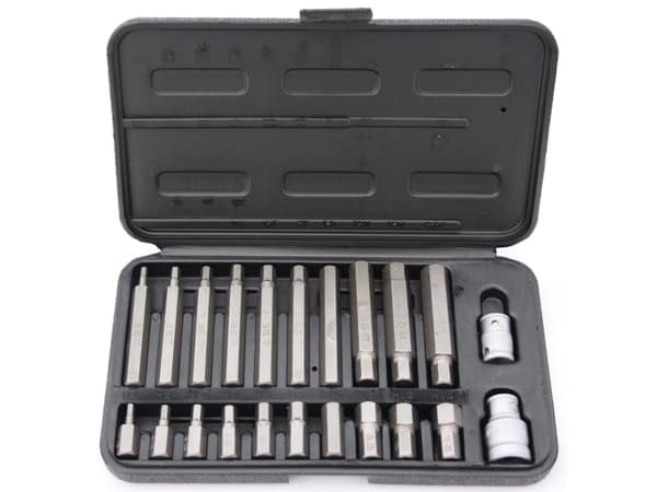 Corona insexnycklar H4-H14 i plastfodral 22st - C6939