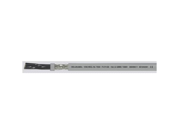 Helukabel F-CY-OZ Styreledning 1 x 1.5 mm² Grå 16074-500 500 m
