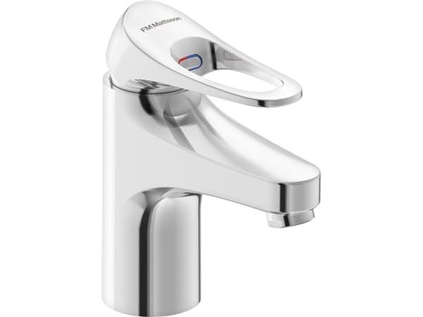 FMM - MORA FM Mattsson 9000XE håndvaskarmatur uden bundventil med 3/8" fleksible tilslutningsslanger, Soft Closing og keramisk kartouche