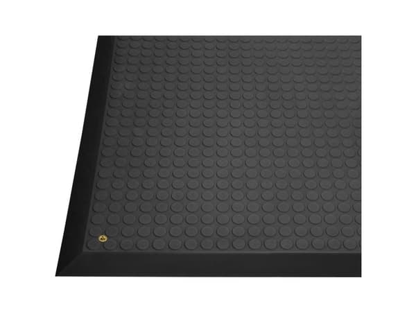 BJZ A-64942 ESD-golvmatta Svart (L x B x H) 960 x 660 x 12 mm
