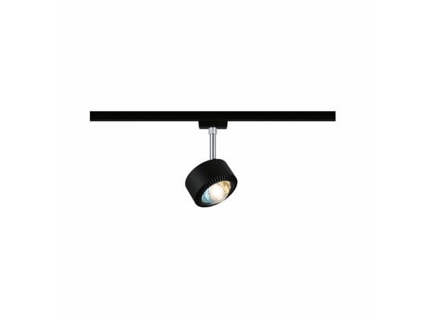 Paulmann 96771, Skena för spotlight, 1 lampor, LED, 8 W, 6500 K, Svart Svart