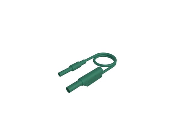 SKS Hirschmann MAL S WS-B 25/2,5 grün Turvatestausjohto [4mm turvatulppa - #####4 mm Sicherheits-Stecker, pinottava] 25 cm vihreä 1 kpl 1 kpl