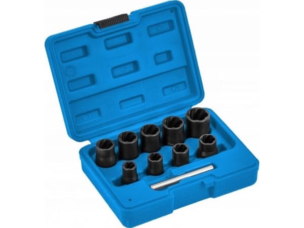 Hogert HT8G401 hodesett; 3/8''; 10-19 mm; 10 stk.