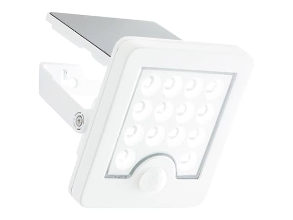 Brilliant Luton G40420/05 Aurinkoenergian ulkoseinävalaisin liiketunnistimella 4 W Lämmin valkoinen valkoinen