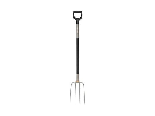 Fiskars Ergonomisk kompostgaffel (runde tinder)