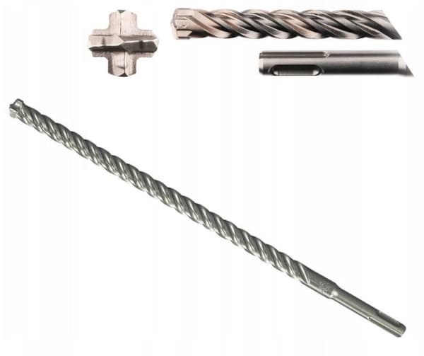 Makita Nemesis II - Borr - för betong, concrete with steel reinforcement - slagborr - 12 mm - SDS-plus - längd: 455 mm