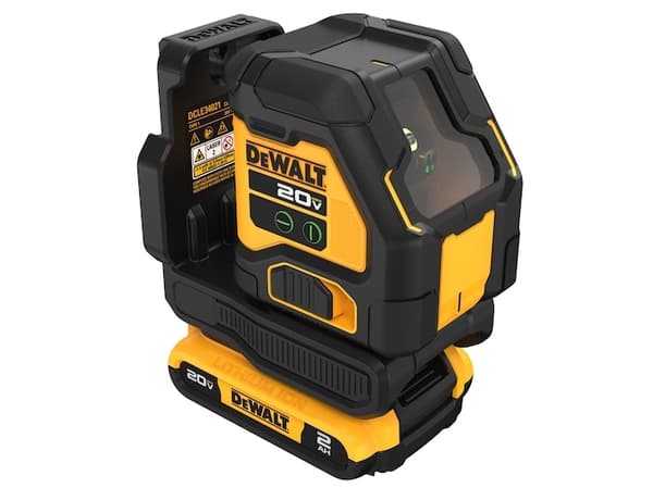 DeWalt DCLE34021D1-QW ristilaser-taso; 18 V; 1x2,0 Ah akku.